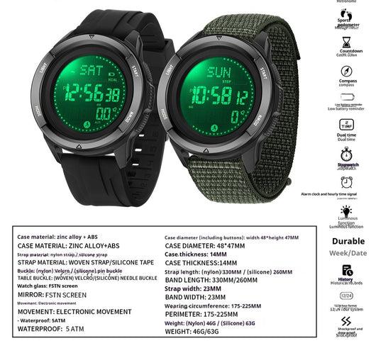 Reloj Deportivo Multifuncional Resistente al Agua para Hombre - Image 3