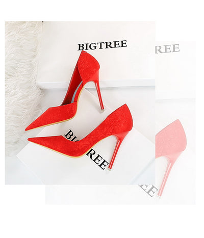 Zapatos Stiletto Elegantes con Punta Fina y Abertura Lateral - Image 19