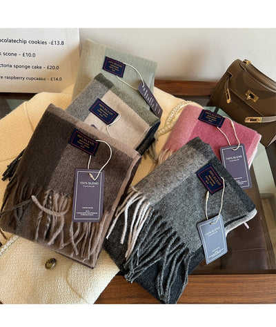 Bufanda Cuadros Lujo Cashmere Unisex - Image 29