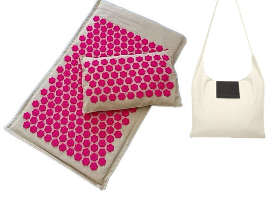 Tapete de Acupresión Loto Algodón y Lino para Yoga y Relajación - Image 11