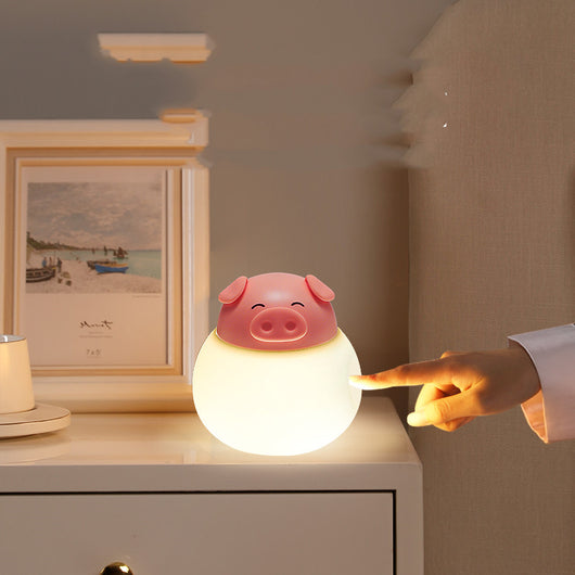 Lámpara de Mesita Infantil Diseño Cerdo - Luz LED Suave para Dormitorio - Image 3