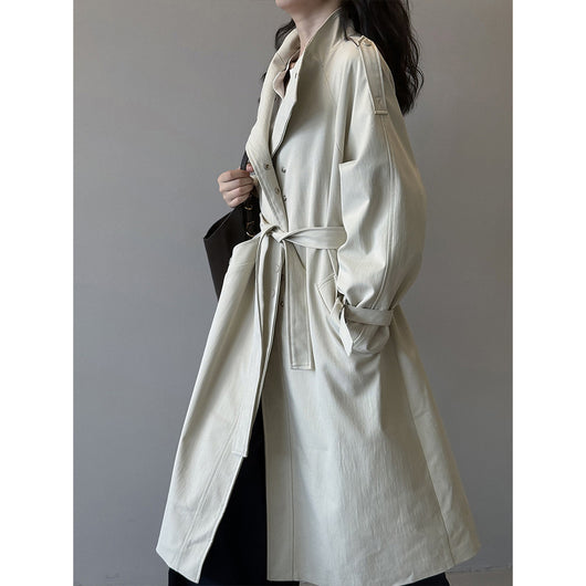 Gabardina de Transición para Mujer - Elegancia Sofisticada en Otoño - Image 4