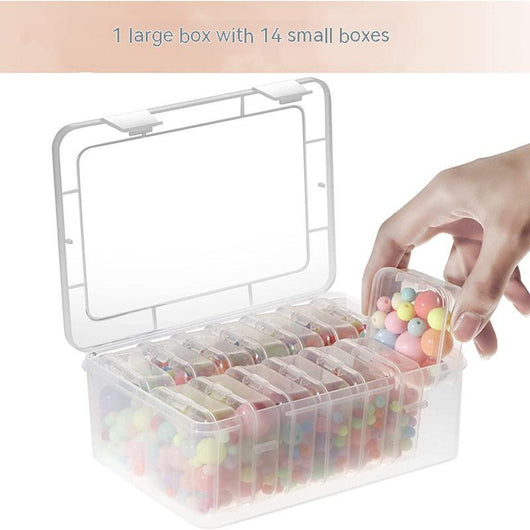 Juego de Cajas de Joyería Transparentes con Tapa Abatible - Image 19