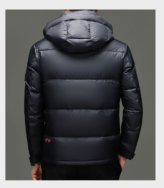 Chaqueta Casual Resistente al Viento y Frío con Capucha Desmontable - Image 10