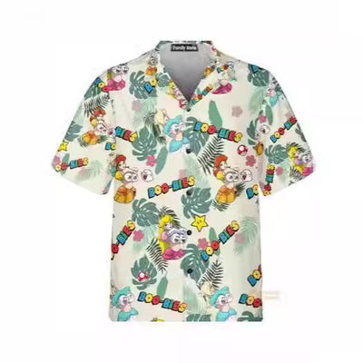Camisa Estampada Elástica de Fibra de Acetato para Hombre - Image 5