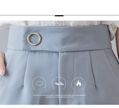Pantalón Chifón Talle Alto Recto Suelto - Image 6