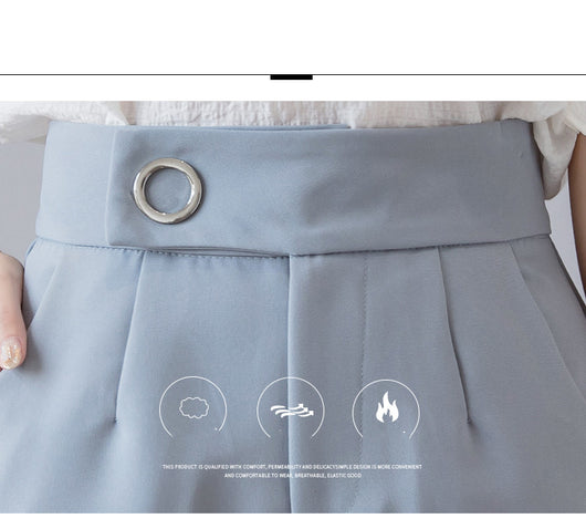 Pantalón Chifón Talle Alto Recto Suelto - Image 6