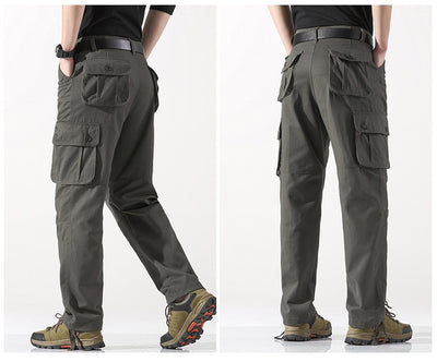 Pantalones Rectos para Hombre con Bolsillos Tridimensionales - Línea Outdoor Primavera - Image 12