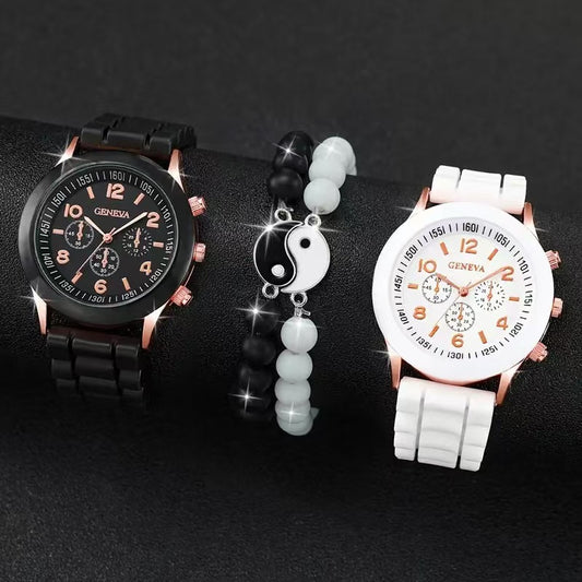 Set de 2 Relojes de Pareja Clásicos y Elegantes - Image 2