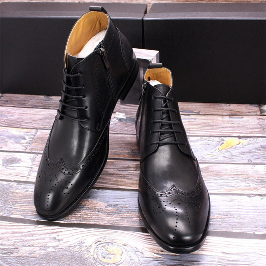 Botas Martin de Cuero con Cierre Lateral para Hombre - Image 17