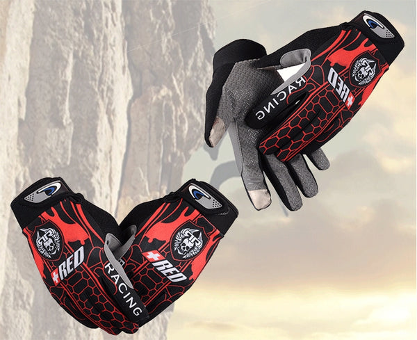 Guantes Deportivos Táctiles de Terciopelo para Montar a Caballo Resistentes al Viento