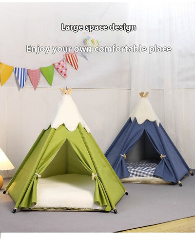 Cama Tienda para Gatos - Nido Desmontable y Lavable Tamaño Pequeño y Mediano - Image 20