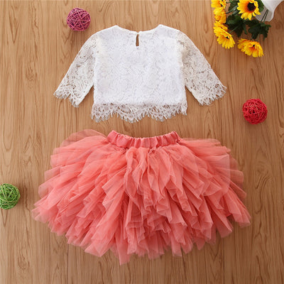 Conjunto de Falda Mesh para Niñas - Image 9