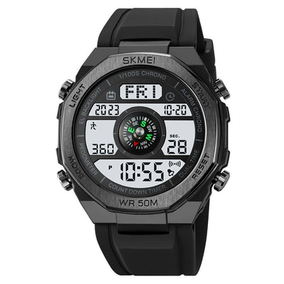 Reloj Deportivo Digital para Hombre con Brújula, Alarma y Luz Nocturna - Image 4