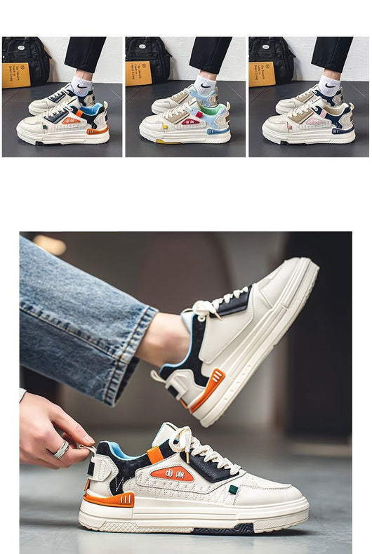 Tenis Blancos Deportivos Estilo Tendencia Nacional - Zapatillas Versátiles para Estudiantes - Image 14