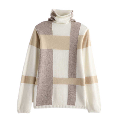 Suéter de Lana Pura con Cuello Tipo Pile - Prenda Base Versátil - Image 5