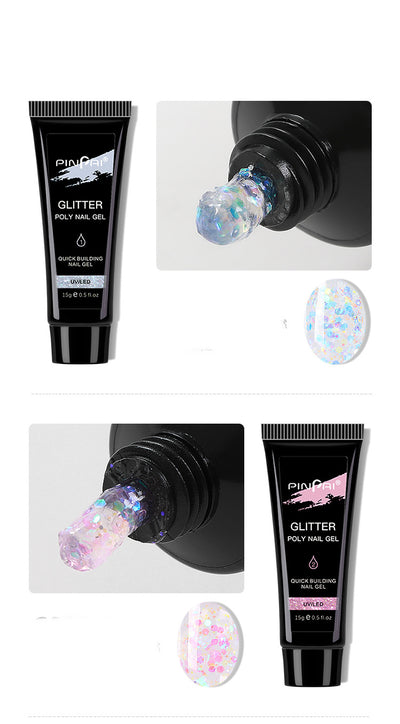 Extensiones de Uñas con Lentejuelas - Aplicación Rápida y Glamorosa - Image 8
