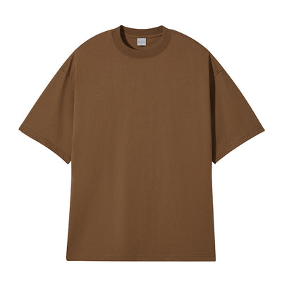 Men's basic short sleeve t-shirt in a solid teal color, featuring a comfortable crew neck and relaxed fit. - Image 13
