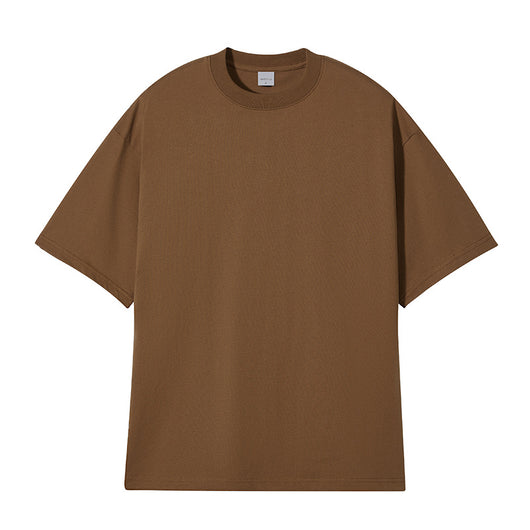 Men's basic short sleeve t-shirt in a solid teal color, featuring a comfortable crew neck and relaxed fit. - Image 13