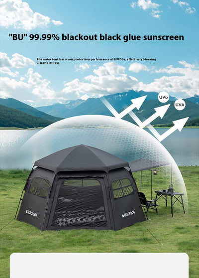 Tienda de Campaña Hexagonal Automática de Apertura Rápida - Image 11
