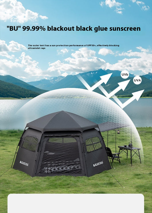 Tienda de Campaña Hexagonal Automática de Apertura Rápida - Image 11