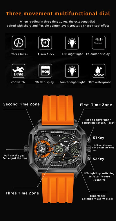 Reloj Deportivo Inteligente Multifuncional con Luz y Resistencia al Agua - Image 14