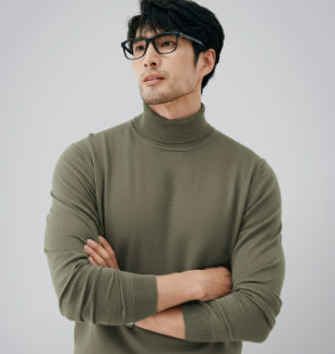 Suéter Cuello Alto Térmico para Hombre - Base Layer Abrigada para Otoño e Invierno - Image 2