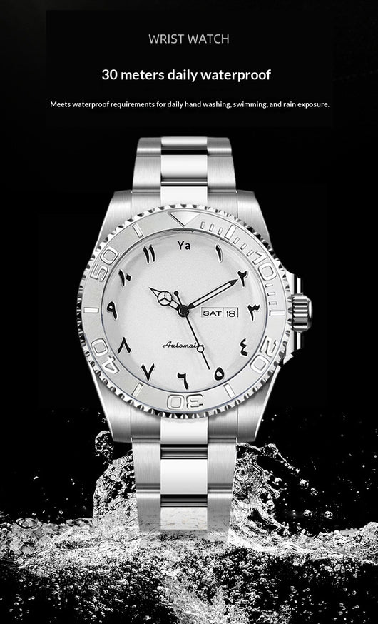 Reloj Mecánico Deportivo para Hombre con Esfera Luminosa, Calendario y Resistencia al Agua - Image 7