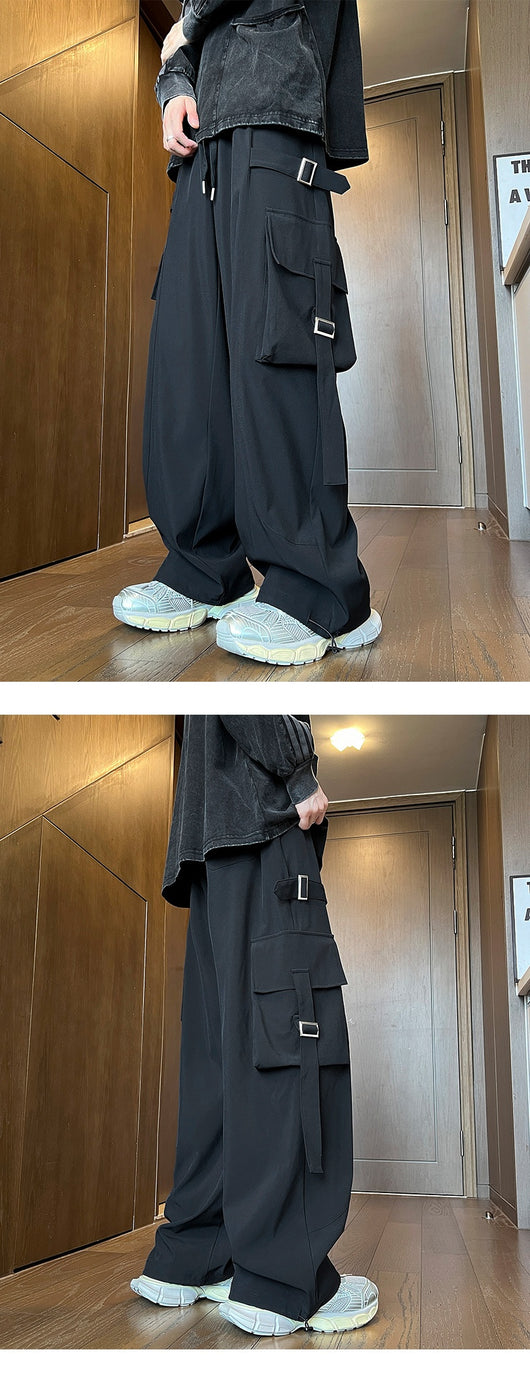 Pantalones Rectos Anchos para Hombre - Image 18