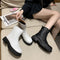 Botas Cortas para Niños con Cierre Lateral y Diseño Rombo Trendy