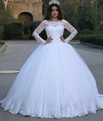 Vestido de Novia Vintage con Encaje Blanco Importado - Image 5