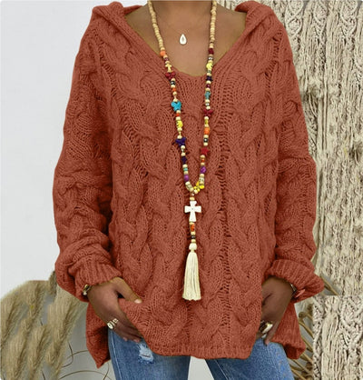 Sudadera Tejida de Color Puro con Giro - Image 14