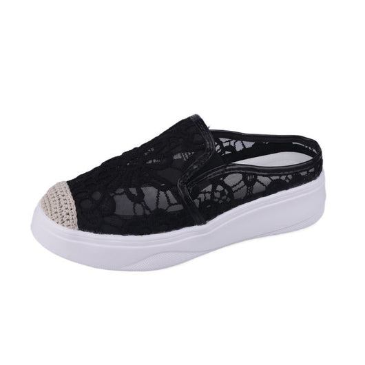 Zapatos de Moda Cómodos con Punta Redonda y Tejido Transpirable - Image 4