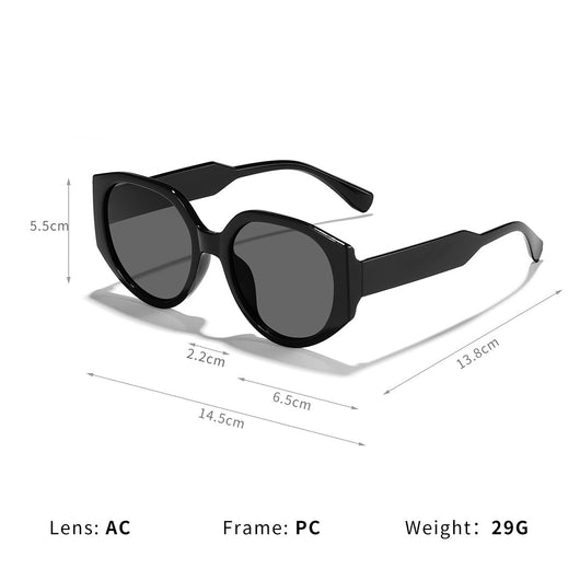 Coffee frame polygon sunglasses with brown gradient lenses on a white background. - Image 12