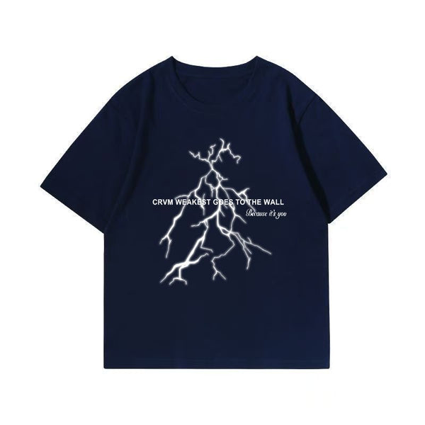 Camiseta Corta Estampado Rayo para Hombre - Image 3