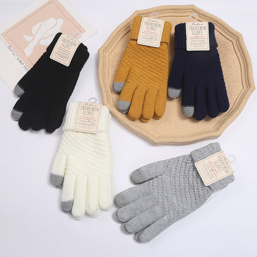 Guantes Térmicos de Ciclismo con Forro Polar y Protección Contra el Viento
