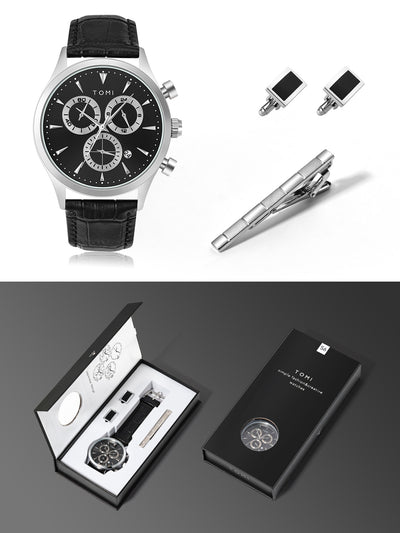 Reloj de Cuarzo para Hombre - Conjunto de Regalo Ejecutivo - Image 7