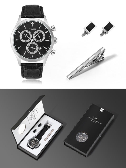 Reloj de Cuarzo para Hombre - Conjunto de Regalo Ejecutivo - Image 7