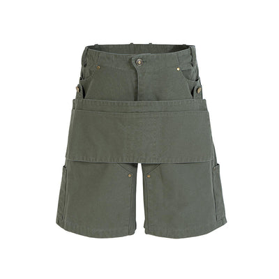 Pantalones Cortos Cargo Multifuncionales con Bolsillos Desmontables para Hombre - Image 11