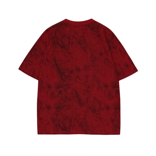 Camiseta Estampada Dragon Letter Tie-Dye para Hombre - Image 10
