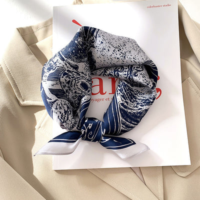 Pañuelo de Seda para Mujer - Accesorio de Moda Versátil - Image 6
