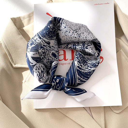 Pañuelo de Seda para Mujer - Accesorio de Moda Versátil - Image 6
