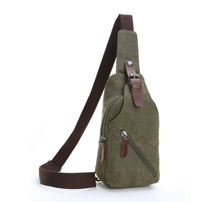 Bolso de Pecho de Lona para Hombro o Cruzado - Image 6