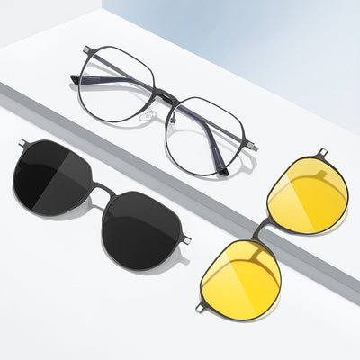 Gafas de Sol Polarizadas 3 en 1 con Imanes de Sujeción