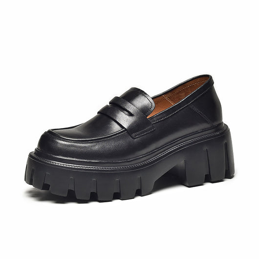 Zapatos Negros Retro con Altura para Mujer - Image 10