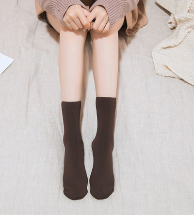 Calcetines Térmicos Mujer Tubo Alto con Forro Grueso y Terciopelo - Image 7