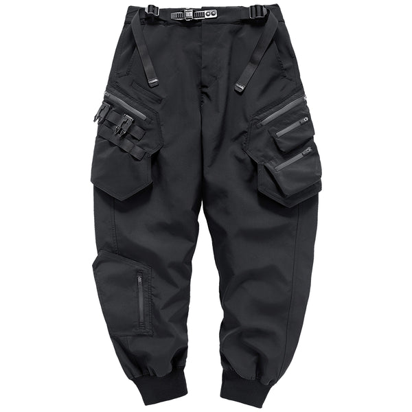 Pantalones Cargo Paracaidista Hombre Corte Relajado Multi Bolsillos
