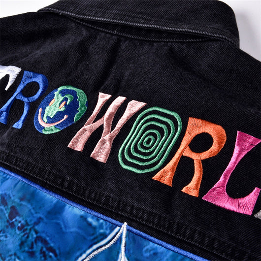 Chaqueta Denim Bordada Invincible Heavy Industries - Image 8