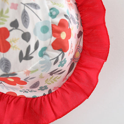 Vestido Infantil Floral de Verano con Mangas Volantes - Image 15