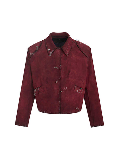 Abrigo Acolchado para Hombre con Forro Decorativo y Broches - Image 6